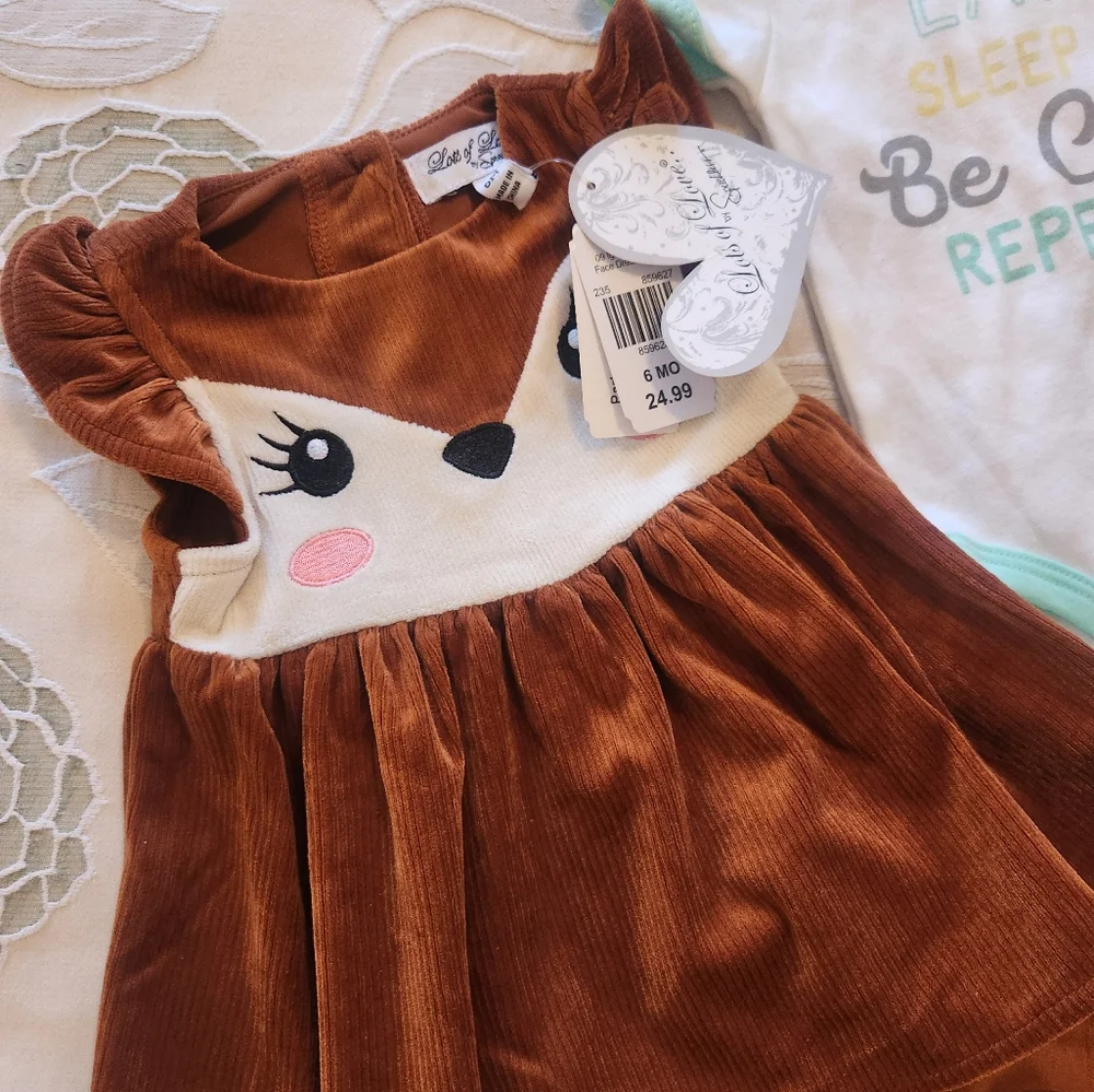 Bundle Set (Baby Girl's Size 3/6 Month and 6 Month) Both NWT